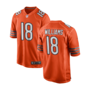 Men’s Chicago Bears Orange Alternate Game Jersey - Image 3