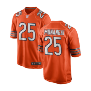 Men’s Chicago Bears Orange Alternate Game Jersey - Image 2