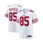 Men’s San Francisco 49ers White Game Player Jersey - Image 3