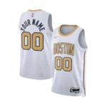 Unisex Boston Celtics White 2025/26 City Edition Swingman Jersey