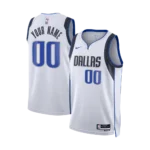 Unisex Dallas Mavericks White Swingman Jersey