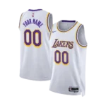 Unisex Los Angeles Lakers White Swingman Jersey