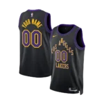 Unisex Los Angeles Lakers Black 2025/26 City Edition Swingman Jersey