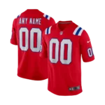 Men's New England Patriots Red Player Game Jersey