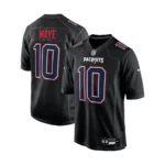 Men's New England Patriots Carbon Black Game Jersey