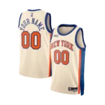 Unisex New York Knicks Cream 2025/26 City Edition Swingman Jersey