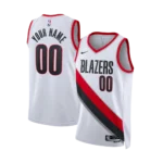 Unisex Portland Trail Blazers White Swingman Jersey