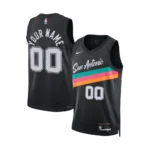 Unisex San Antonio Spurs Black 2025/26 City Edition Swingman Jersey