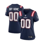 Women's New England Patriots Navy Player Game Jersey