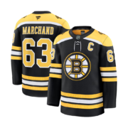 Men's Boston Bruins Fanatics Home Premium Custom Jersey - Black - Image 2