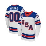 Men’s USA Hockey White 2026 Away Replica Jersey