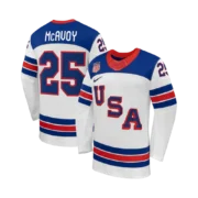 Men’s USA Hockey White 2026 Away Replica Jersey - Image 3