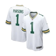 Men’s Green Bay Packers White Game Jersey - Image 2