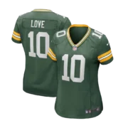 Women’s Green Green Bay Packers Game Jersey - Image 2