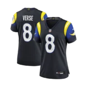 Women's Los Angeles Rams Midnight Blue 2025 Rivalries Collection Game Jersey - Image 4