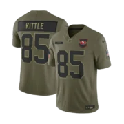 Men's Olive San Francisco 49ers 2025 Salute to Service Limited Jersey - Image 2
