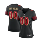 Women's San Francisco 49ers Black 2025 Rivalries Collection Game Jersey