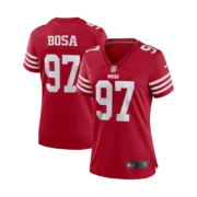Women's Scarlet San Francisco 49ers Game Jersey - Image 3