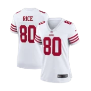 Women's White San Francisco 49ers Retired Player Game Jersey - Image 2