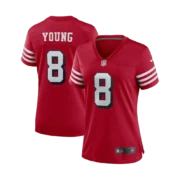 Women's Scarlet San Francisco 49ers Alternate Game Jersey - Image 2