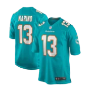 Men's Miami Dolphins  Aqua Game Jersey - Image 2