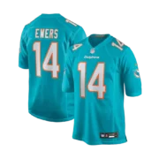 Men's Miami Dolphins  Aqua Game Jersey - Image 3