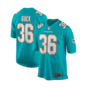 Men's Miami Dolphins  Aqua Game Jersey - Image 4