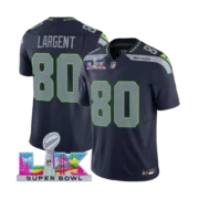 Men’s Seattle Seahawks Super Bowl LX Vapor Limited Jersey COLLEGE NAVY - Image 2
