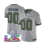 Men’s Seattle Seahawks Super Bowl LX Vapor Limited Jersey WOLF GRAY