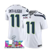 Men’s Seattle Seahawks Super Bowl LX Vapor Limited Jersey WHITE - Image 2