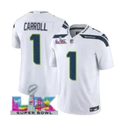 Men’s Seattle Seahawks Super Bowl LX Vapor Limited Jersey WHITE - Image 4