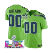 Men’s Seattle Seahawks Super Bowl LX Vapor Limited Jersey GREEN