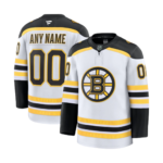 Men's Boston Bruins White Away Premium Jersey
