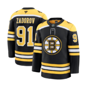 Men's Boston Bruins Fanatics Home Premium Custom Jersey - Black - Image 3
