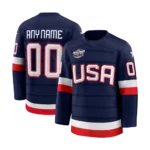 Men’s Navy 2025 4 Nations Stitched Hockey Jersey